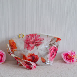 De la Rose eesti käsitöökott kosmeetikakott niiskuskindel roosa