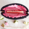 De la Rose kosmeetikakott mugav pitsist roosa käekotti