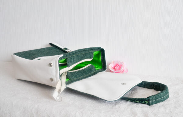 De la Rose eesti käsitöö disain seljakott mööblikangas uuskasutus
