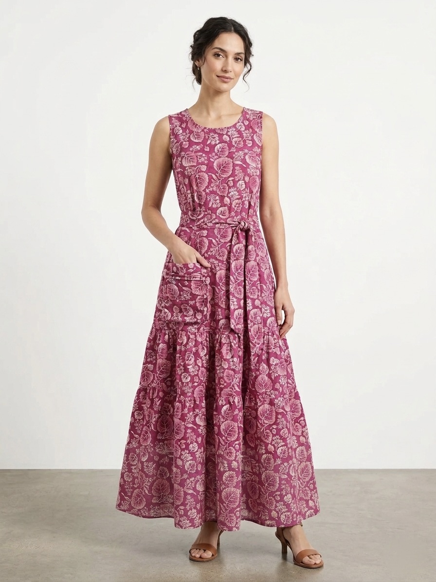 De la Rose - kaunis Eesti disain ja käsitöö, kleidid on valminud erinevatest eelnevalt pestud puuvillastest retrokangastest