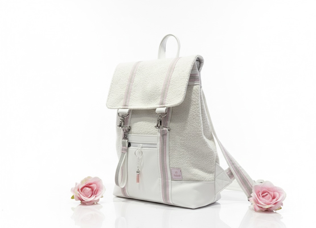 De la Rose - kaunis Eesti disain ja käsitöö, seljakotid on valminud väärindava uuskasutuse põhimõttel mööblitööstuse materjalijääkidest