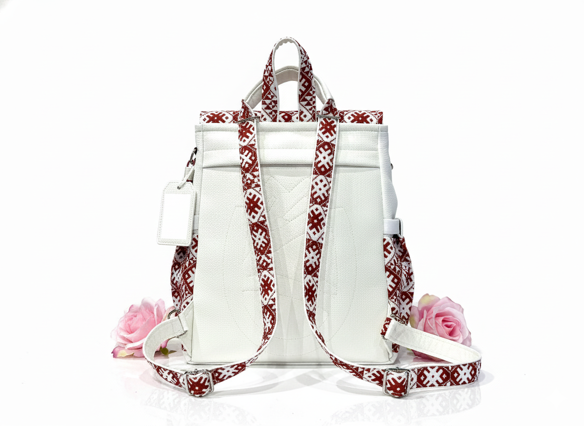 De la Rose - kaunis Eesti disain ja käsitöö, seljakotid on valminud väärindava uuskasutuse põhimõttel mööblitööstuse materjalijääkidest