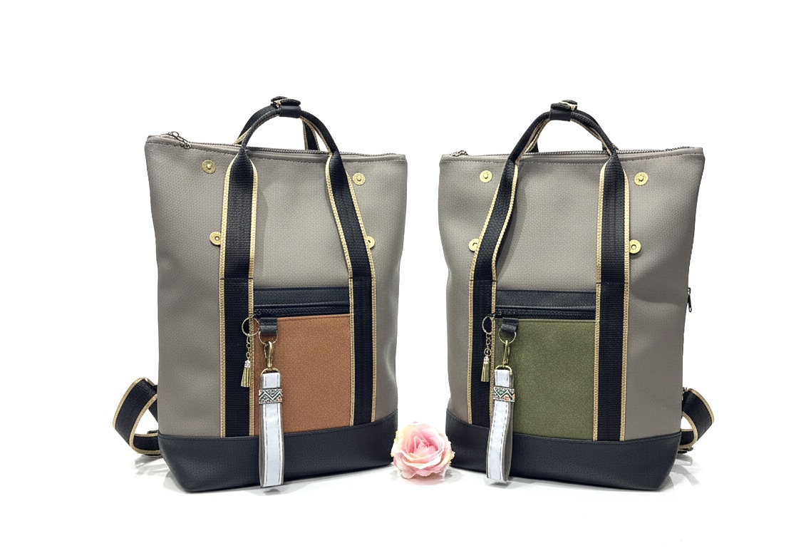 De la Rose - kaunis Eesti disain ja käsitöö, seljakotid on valminud väärindava uuskasutuse põhimõttel mööblitööstuse materjalijääkidest