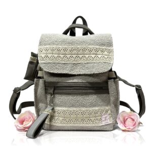 De la Rose - kaunis Eesti disain ja käsitöö, seljakotid on valminud väärindava uuskasutuse põhimõttel mööblitööstuse materjalijääkidest