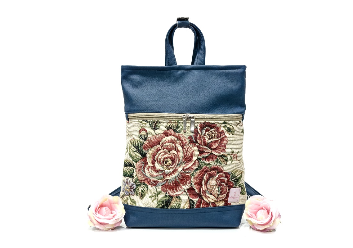 De la Rose - kaunis Eesti disain ja käsitöö, seljakotid on valminud väärindava uuskasutuse põhimõttel mööblitööstuse materjalijääkidest