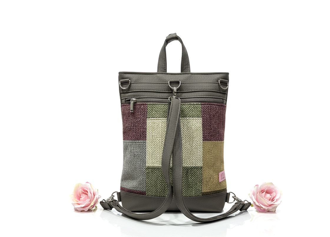 De la Rose - kaunis Eesti disain ja käsitöö, seljakotid on valminud väärindava uuskasutuse põhimõttel mööblitööstuse materjalijääkidest