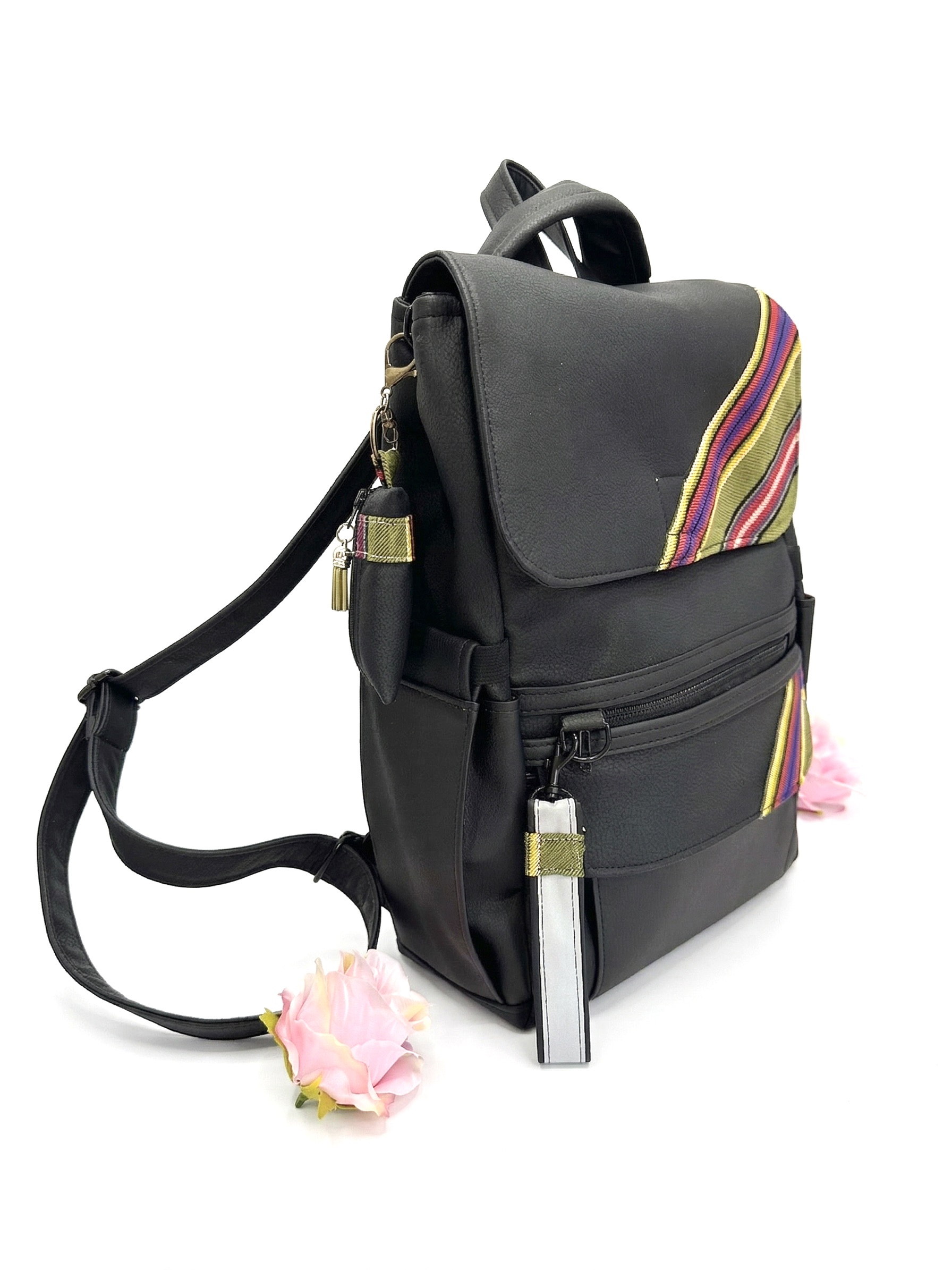 De la Rose - kaunis Eesti disain ja käsitöö, seljakotid on valminud väärindava uuskasutuse põhimõttel mööblitööstuse materjalijääkidest