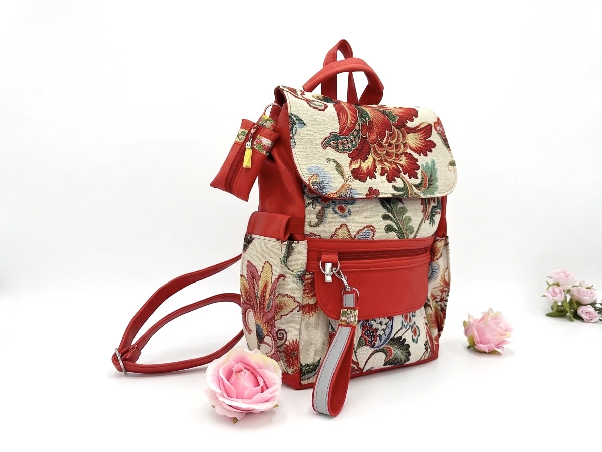 De la Rose - kaunis Eesti disain ja käsitöö, seljakotid on valminud väärindava uuskasutuse põhimõttel mööblitööstuse materjalijääkidest